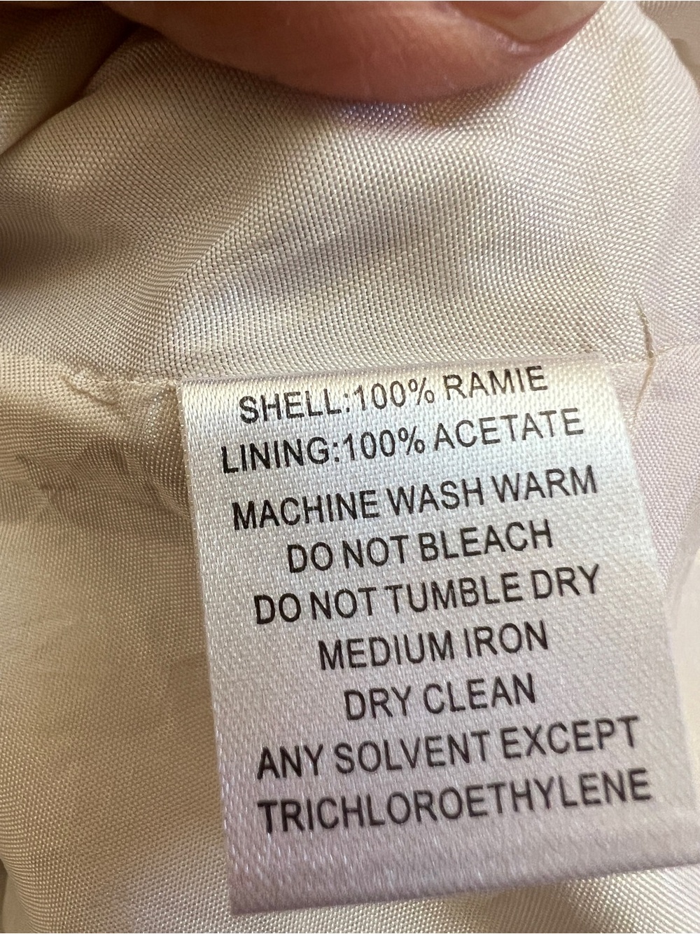 Peruvian Connection Ikat Print Ramie A-Line Skirt Size 6 Blue Beige Artisan Boho - Picture 5 of 5